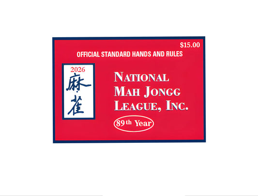 Official National Mahjong League Card
